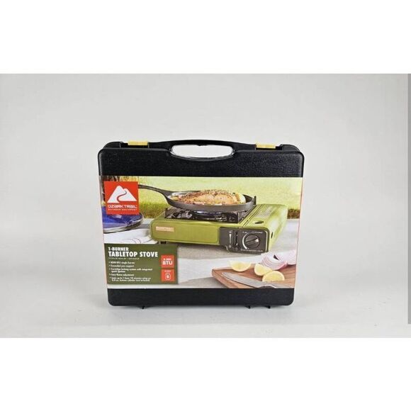 Damaged tabletop 1 burner butane camping stove - Picture 3 of 3